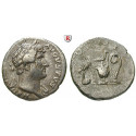 Römische Kaiserzeit, Hadrianus, Denar 125-127, ss