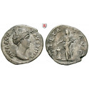 Römische Kaiserzeit, Faustina I., Frau des Antoninus Pius, Denar nach 141, ss-vz/ss