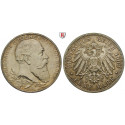 Deutsches Kaiserreich, Baden, Friedrich I., 5 Mark 1902, Regierungsjubiläum, G, ss-vz/vz, J. 31