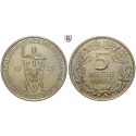 Weimarer Republik, 5 Reichsmark 1925, Rheinlande, A, vz, J. 322