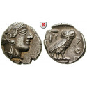 Attika, Athen, Tetradrachme 2. Hälfte 5.Jh. v.Chr., ss+