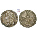 Grossbritannien, George II., Shilling 1750, ss-vz