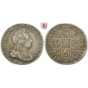 Grossbritannien, George I., Shilling 1717, ss+
