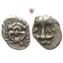 Thrakien-Donaugebiet, Apollonia Pontika, Drachme 5.-4.Jh. v.Chr., ss