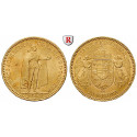 Ungarn, Franz Joseph I., 20 Korona 1893, 6,09 g fein, f.vz