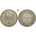 Frankfurt, Stadt, Doppelgulden 1853, ss+