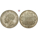 Sachsen, Sachsen-Meiningen, Bernhard Erich Freund, Doppelgulden 1854, vz