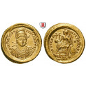 Römische Kaiserzeit, Theodosius II., Solidus 430-440, vz