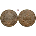Nebengebiete, Deutsch-Ostafrika, 5 Heller 1909, J, ss-vz, J. 717