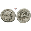 Römische Republik, Anonym, Denar nach 211 v.Chr., f.ss