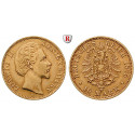 Deutsches Kaiserreich, Bayern, Ludwig II., 10 Mark 1875, D, ss-vz, J. 196
