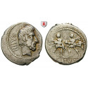 Römische Republik, L. Titurius Sabinus, Denar, ss+/ss