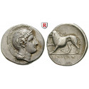 Italien-Lukanien, Velia, Didrachme 334-300 v.Chr., vz/ss+