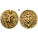 Baktrien und Indien, Königreich der Guptas, Chandragupta II., Dinar, ss+
