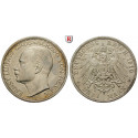Deutsches Kaiserreich, Hessen, Ernst Ludwig, 3 Mark 1910, A, ss-vz, J. 76