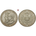 Deutsches Kaiserreich, Sachsen, Friedrich August III., 5 Mark 1909, Universität Leipzig, f.vz, J. 139