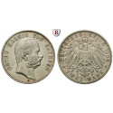 Deutsches Kaiserreich, Sachsen, Georg, 2 Mark 1904, auf den Tod, E, ss+, J. 132