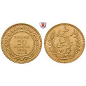 Tunesien, Französisches Protektorat, 20 Francs 1900, 6,0 g fein, vz
