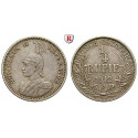 Nebengebiete, Deutsch-Ostafrika, 1/4 Rupie 1912, J, ss+, J. 720