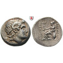 Thrakien, Königreich, Lysimachos, Tetradrachme 286-282 v.Chr., ss-vz