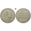 Brandenburg-Preussen, Königreich Preussen, Friedrich Wilhelm IV., Ausbeutetaler 1860, ss