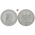 Bundesrepublik Deutschland, 5 DM 1955, Schiller, F, vz, J. 389