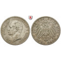 Deutsches Kaiserreich, Sachsen-Weimar-Eisenach, Carl Alexander, 2 Mark 1898, Zum 80. Geburtstag, A, ss, J. 156