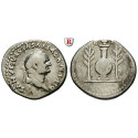Römische Kaiserzeit, Vespasianus, Denar 80-81, ss