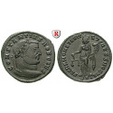 Römische Kaiserzeit, Constantius I., Caesar, Follis 300-303, vz+