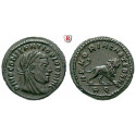 Römische Kaiserzeit, Constantius I., Halbfollis 317-318, vz+