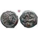 Gallien, Senones, Potin-Einheit 1.Jh. v.Chr., ss+