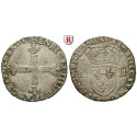 Frankreich, Henri III., 1/4 Ecu à la croix 1583, ss
