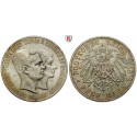 Deutsches Kaiserreich, Braunschweig, Ernst August, 5 Mark 1915, Ohne Lüneburg, A, vz/vz-st, J. 56