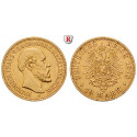 Deutsches Kaiserreich, Mecklenburg-Schwerin, Friedrich Franz II., 10 Mark 1878, A, 3,58 g fein, ss-vz, J. 231