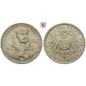 Deutsches Kaiserreich, Sachsen-Weimar-Eisenach, Wilhelm Ernst, 2 Mark 1908, Universität Jena, vz/vz-st, J. 160