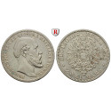 Deutsches Kaiserreich, Mecklenburg-Schwerin, Friedrich Franz II., 2 Mark 1876, A, ss+, J. 84