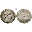 Römische Republik, L.Scribonius Libo, Denar 62 v.Chr., ss