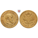 Russland, Alexander III., 5 Rubel 1888, 5,76 g fein, ss+