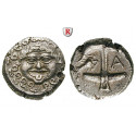 Thrakien-Donaugebiet, Apollonia Pontika, Drachme 5.-4.Jh. v.Chr., ss+