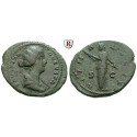 Römische Kaiserzeit, Faustina II., Frau des Marcus Aurelius, As 161-175, ss