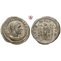 Römische Kaiserzeit, Macrinus, Denar 217-218, vz-st