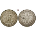 Grossbritannien, Handelsmünzen, Dollar 1911, ss