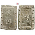 Japan, Tenpo, Bu (Ichi Bu Gin) o.J. (1837-1854), vz