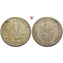 Philippinen, Amerikanische Besitzung, Peso 1908, 15,95 g fein, ss-vz