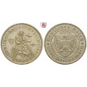 Weimarer Republik, 3 Reichsmark 1930, Vogelweide, J, vz+, J. 344