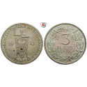 Weimarer Republik, 3 Reichsmark 1925, Rheinlande, G, vz, J. 321