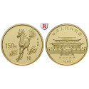 China, Volksrepublik, 150 Yuan 1990, 7,34 g fein, PP