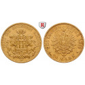 Deutsches Kaiserreich, Hamburg, 20 Mark 1879, J, ss-vz, J. 210