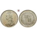 Grossbritannien, Victoria, Halfcrown 1887, f.vz/vz+