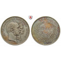 Dänemark, Christian IX., 2 Krone 1892, 11,96 g fein, ss-vz